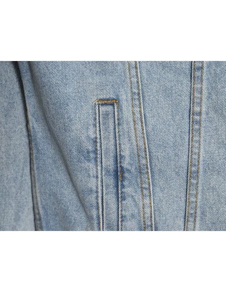 Burberry Classic Embroidered Bear Logo Denim Jacket,Burberry