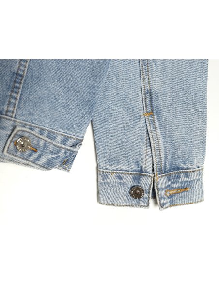 Burberry Classic Embroidered Bear Logo Denim Jacket,Burberry