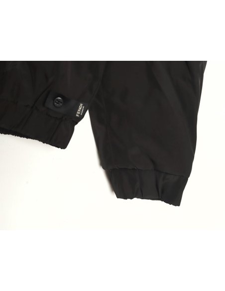 Fendi monogram FF full print cotton zipper jacket,Fendi