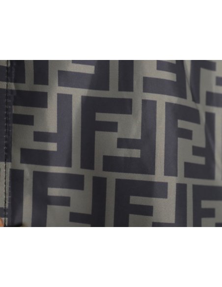 Fendi monogram FF full print cotton zipper jacket,Fendi