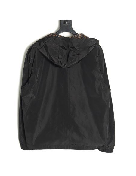 Fendi monogram FF full print double-sided windbreaker zipper jacket,Fendi