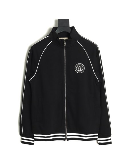 Gucci 1921 Double G Web zip-up jacket,Gucci