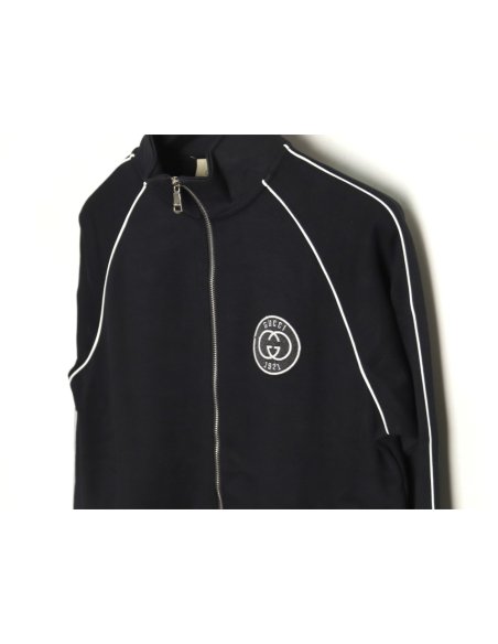 Gucci 1921 Double G Web zip-up jacket,Gucci