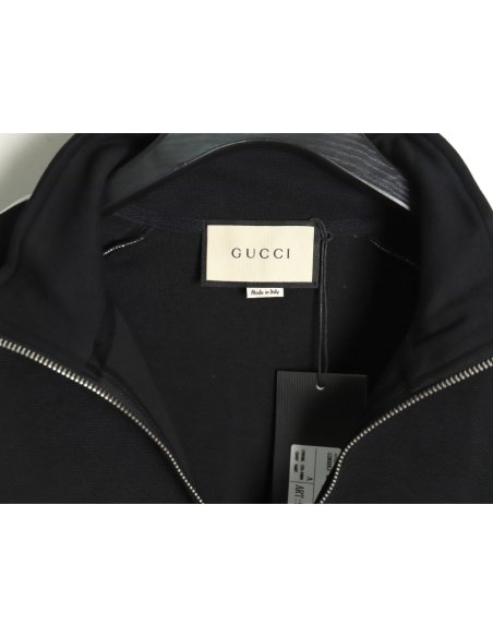 Gucci 1921 Double G Web zip-up jacket,Gucci