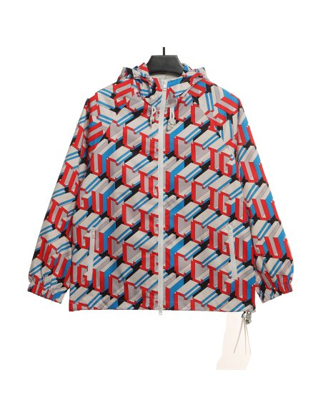 Gucci 3D letter print jacket,Gucci