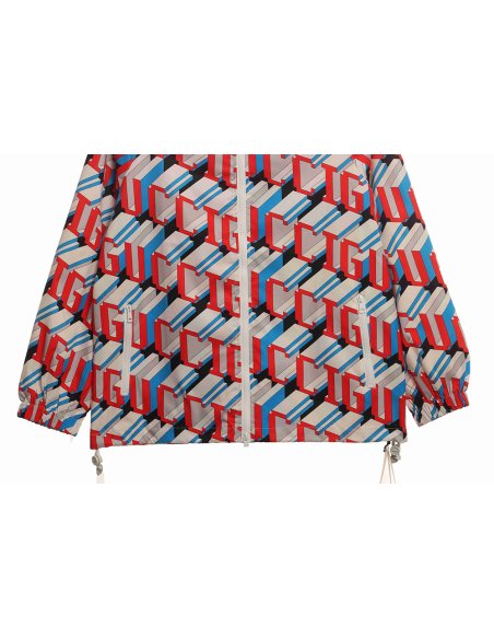 Gucci 3D letter print jacket,Gucci