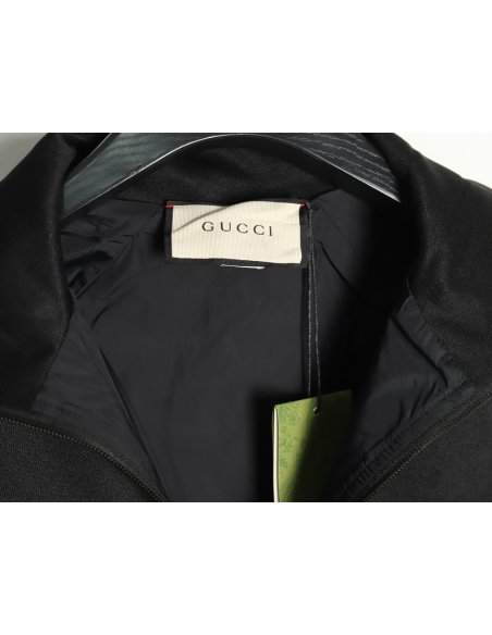 Gucci classic snake pattern web jacket,Gucci