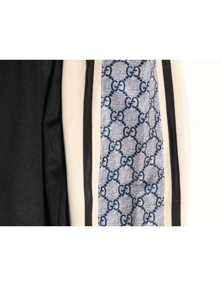 Gucci classic snake pattern web jacket,Gucci
